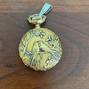 Vintage Majestime "Love Bird" pocket watch